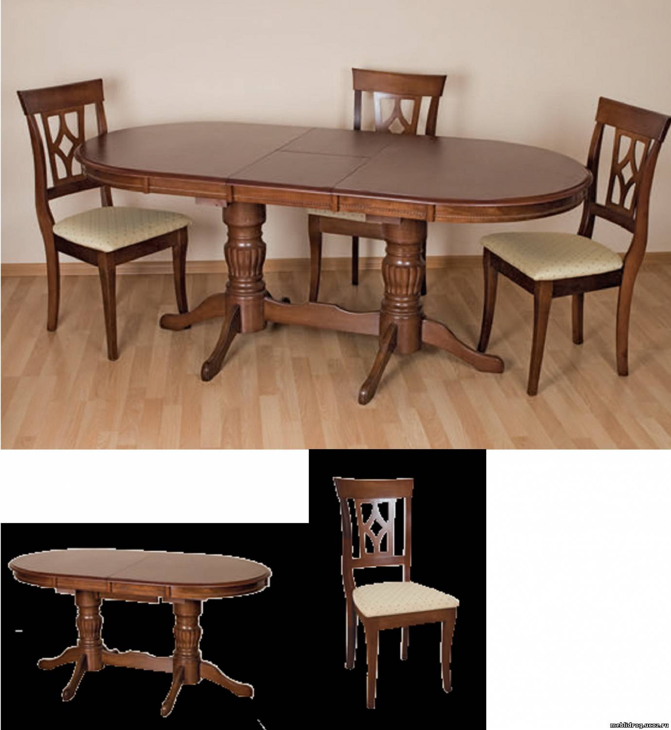 Заказать деревянный стол и стулья в Брянске